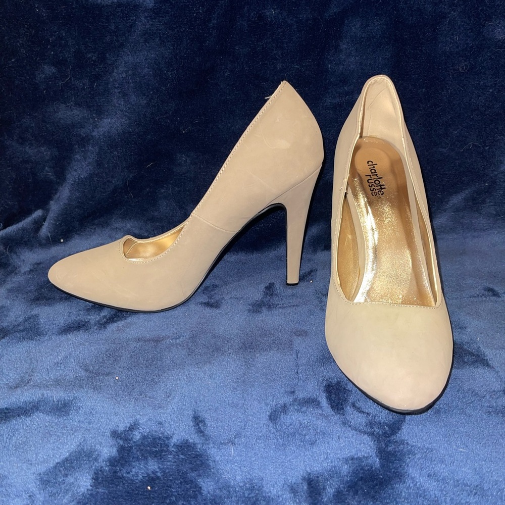 Charlotte Russe Nude Heels- Size 10